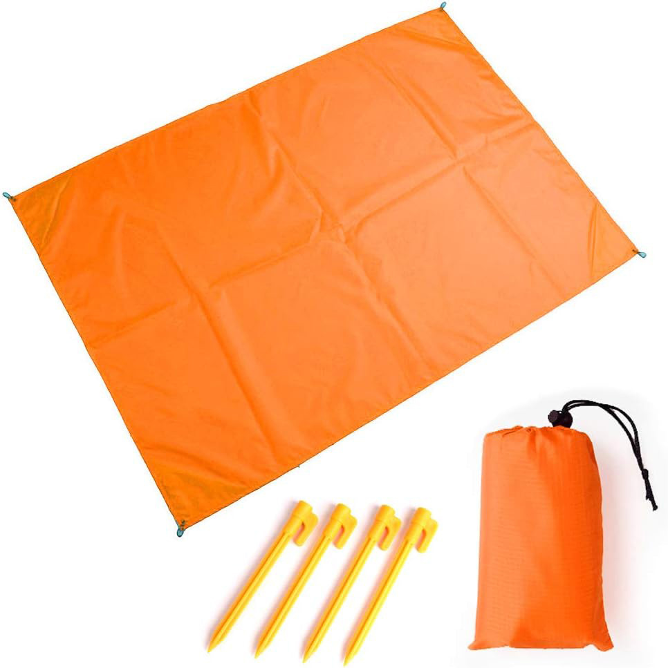 피크닉 담요 해변 담요 휴대용 대형 접이식 기계 빨 수있는 야외 캠핑 파티 여행 매트 비치 매트