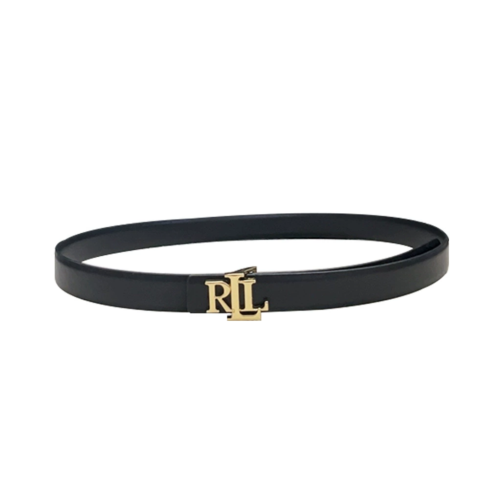 Fashionable universal double-sided belt with letters, European style, 2.5cm