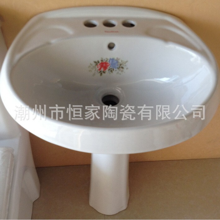 Manufacturer art pedestal basin Sanitary Ware ceramic bathroom full pedestal sink ceramic washbasin with stand Manufacturer art pedestal basin Sanitary Ware ceramic bathroom full pedestal sink ceramic washbasin with stand