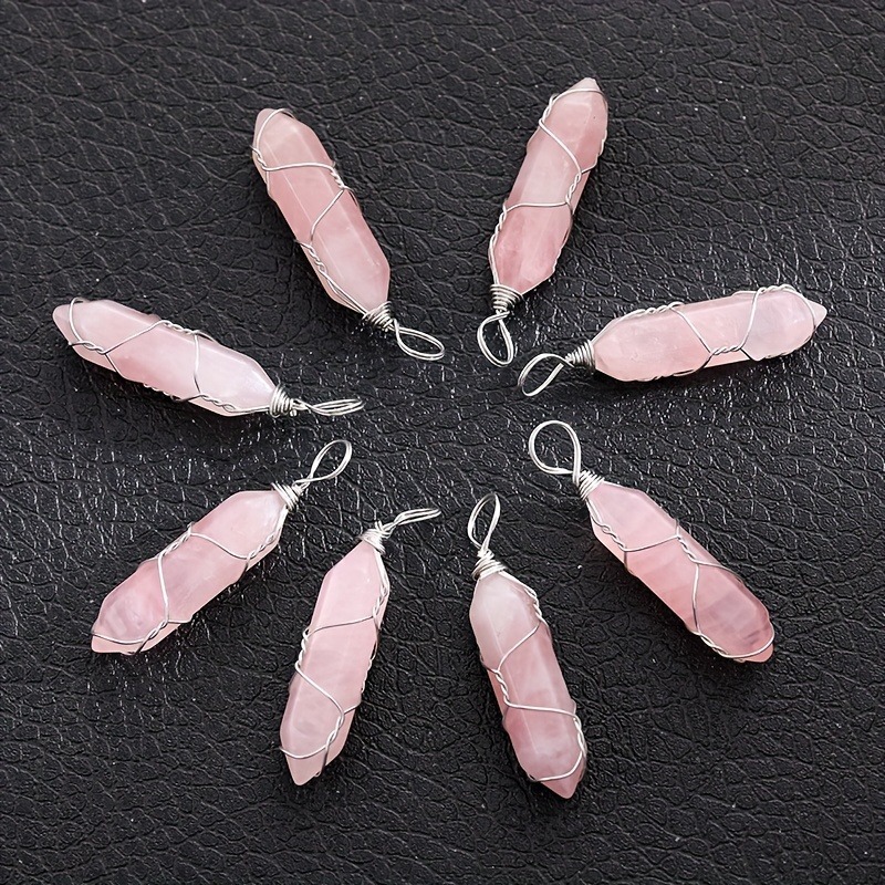 organic agate hexagonal bullet handmade