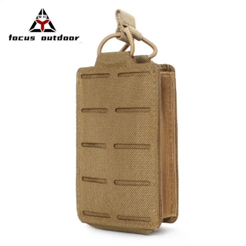 Bolsa táctica de camuflamiento deportiva al aire libre multifuncional militar fan de extracción rápida MOLLE bolsa láser de clip único al por mayor