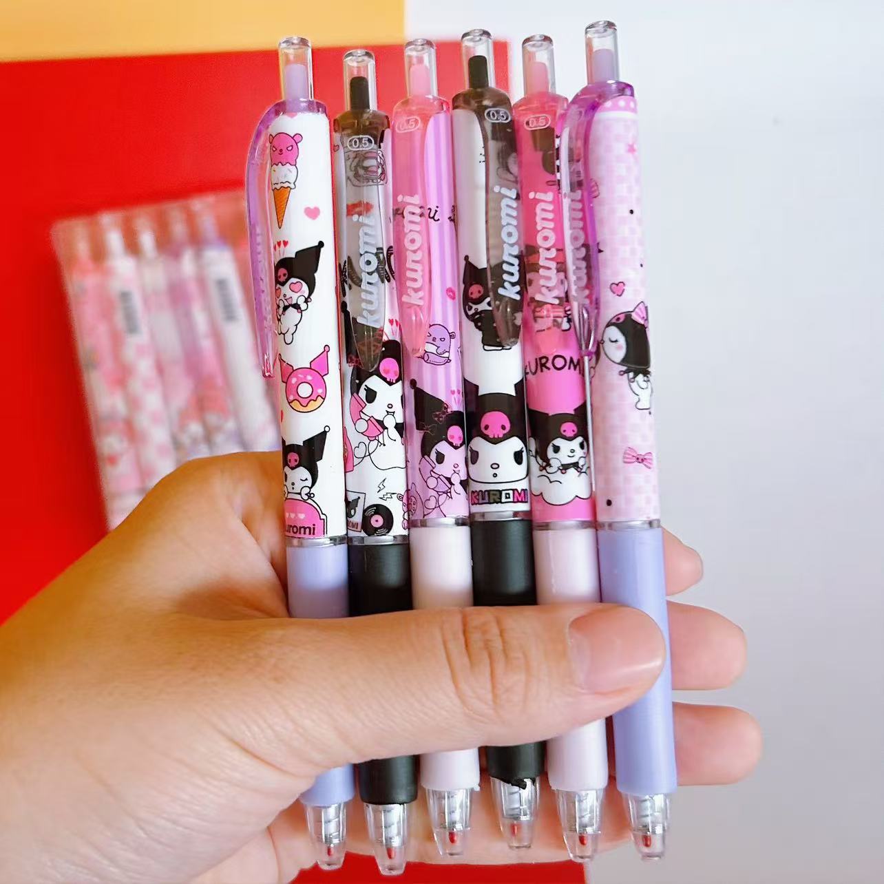 6 bolígrafos de bolígrafo de alta calidad Sanliogou bolígrafo de secado rápido bolígrafo de bolígrafo de bolígrafo negro