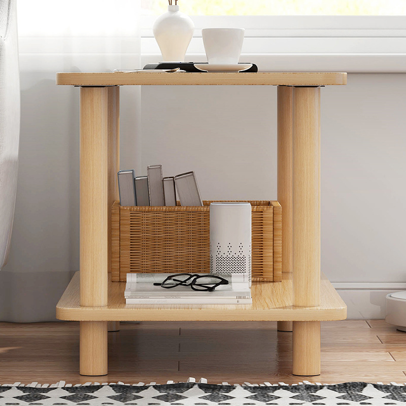 Sofá lado brecha lateral gabinete de alquiler casa cabecera almacenamiento estante balcón pequeña mesa móvil larga estrecha Mesa café