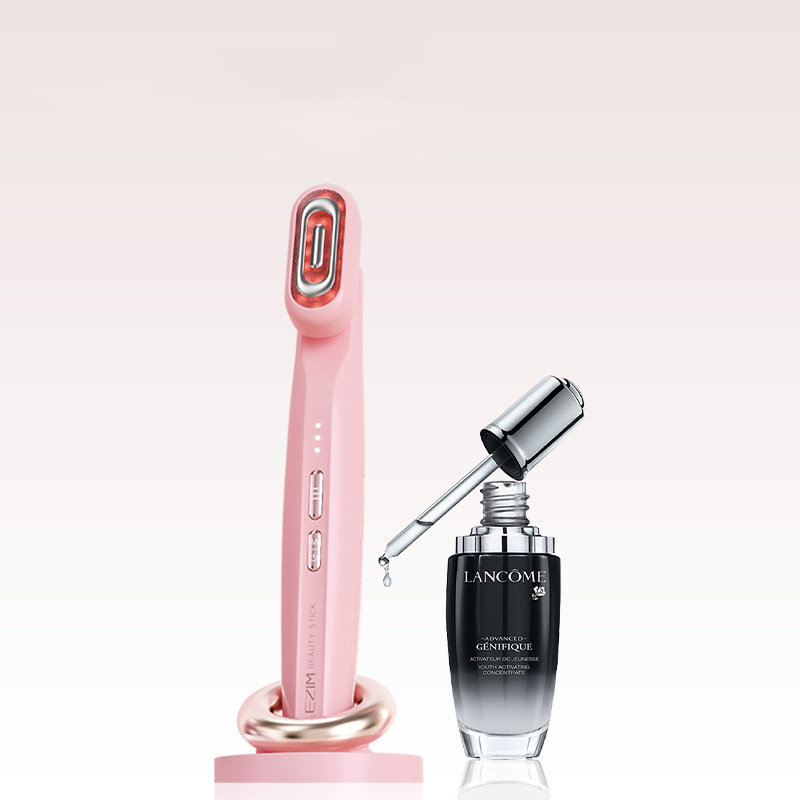 Nuevo instrumento de belleza de ojos transfronterizos EMS microeléctrico introducido masajeador de ojos vibratorio multifuncional de compresión caliente para el hogar barra de belleza