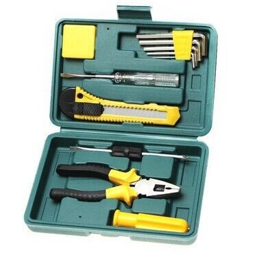 11PC件套 螺丝刀 五金工具套装 家用工具组合套装 手动组合工具箱