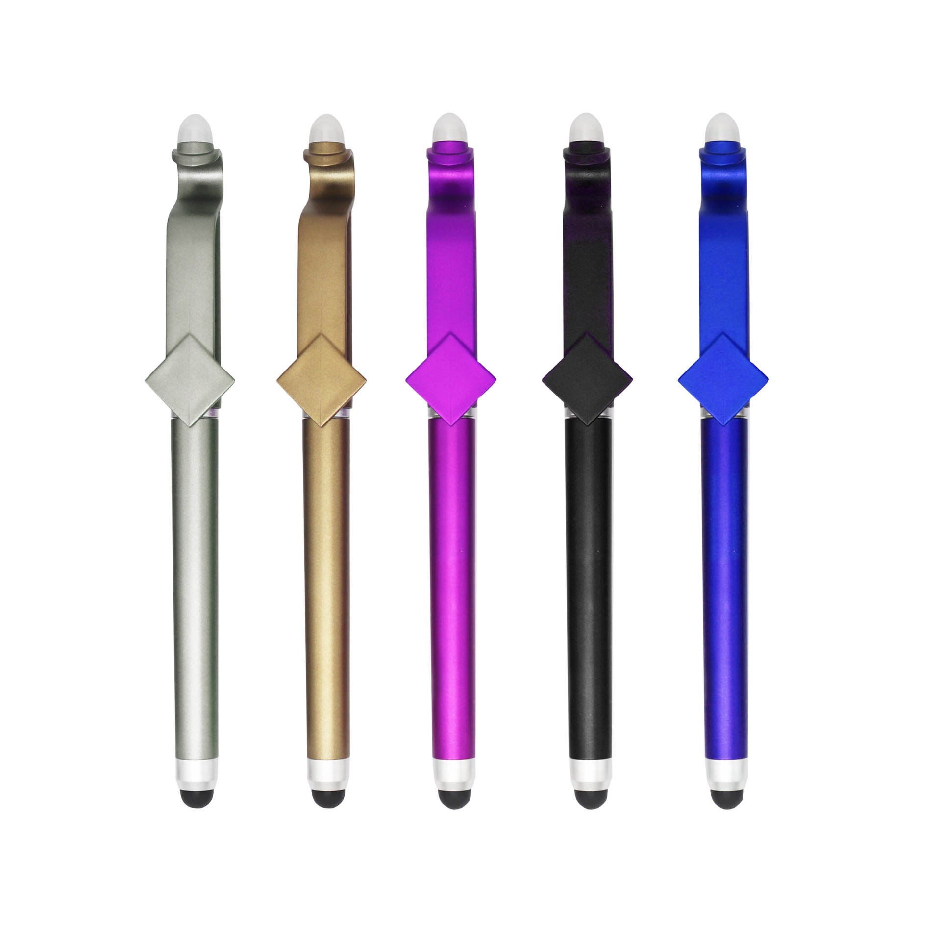 Bolígrafo de plástico logotipo imprimible multi-color opcional pluma promocional publicidad Oil Pen Press