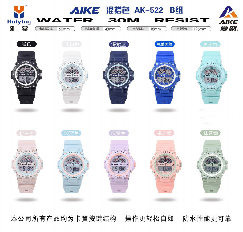 Actividades de relojes electrónicos de estudiantes de explosión niños relojes de jalea de dibujos animados para niños y niñas relojes electrónicos de moda fábrica directa