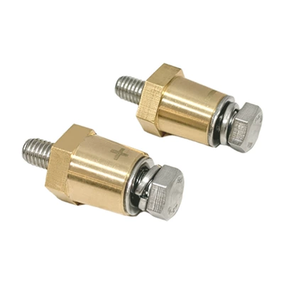 Car Battery Connector External: Power supply, ignition system accessories - through-hole-screw-m8-positive-and-negative-pair