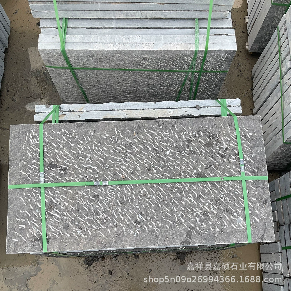 Antique old bluestone slab step stone lychee pineapple surface fire surface natural point chiseled surface Ting step stone old stone slab