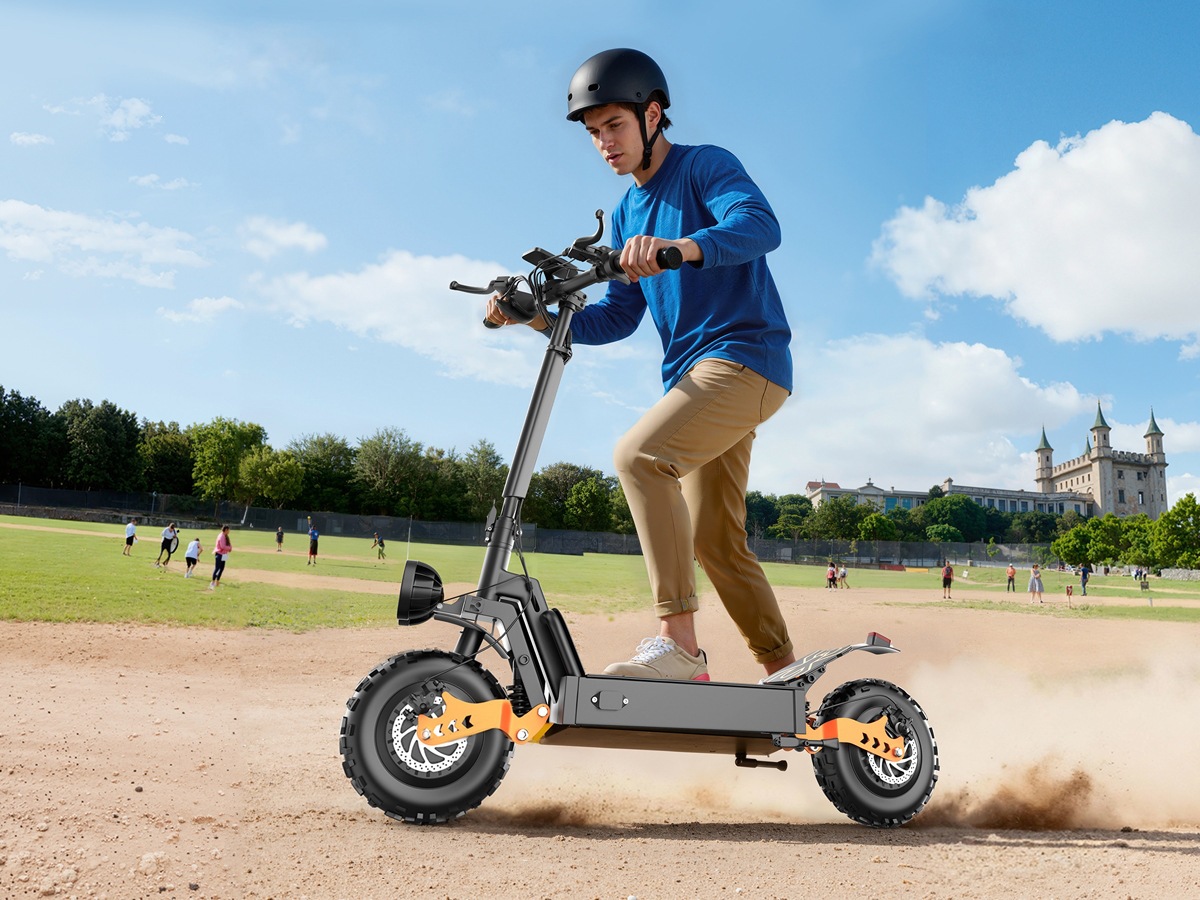 Dual-drive high-power off-road electric scooter, in stock at the factory, available for dropshipping from the US overseas warehouse