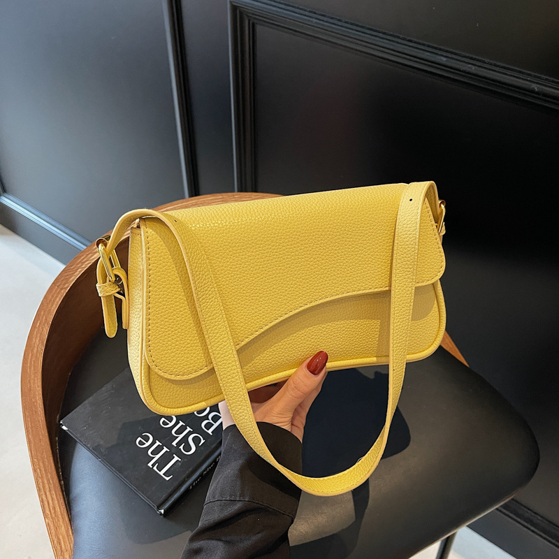 Bolso de textura transfronteriza 2025 verano nuevo bolso femenino moda patrón de lichi bolso de hombro simple bolso de mensajero de viaje