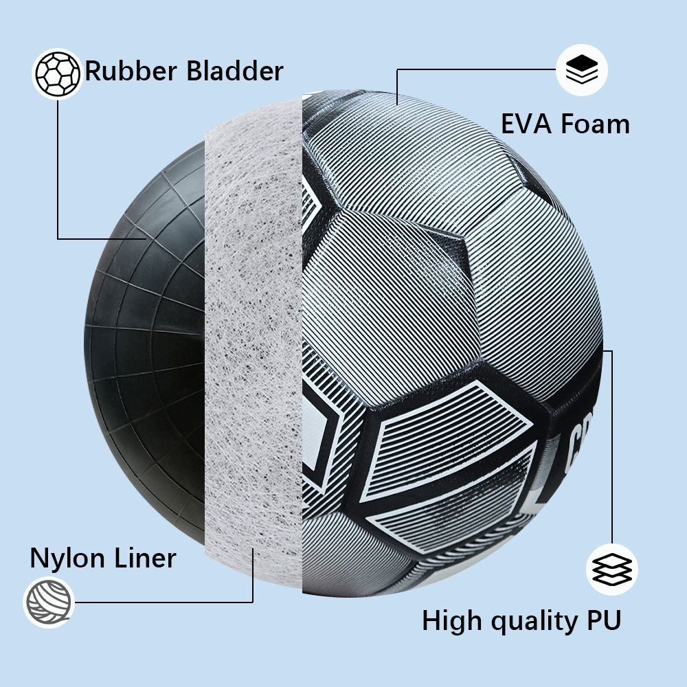 32 piezas personalizadas de fútbol de piel no. 5 anti-explosión y resistente al desgaste entrenamiento profesional con pelota conmemorativa de fútbol de firma