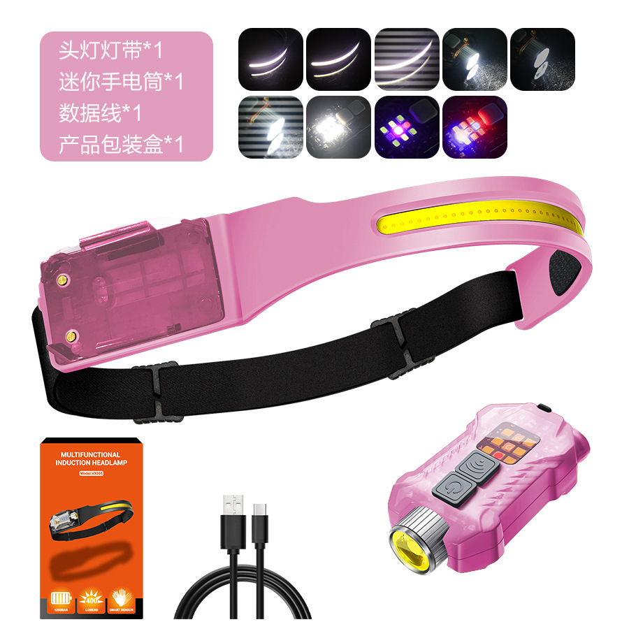 2 - en - 1 (luz lateral desmontable) rosa