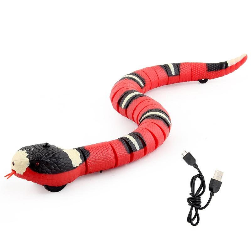 Serpiente de Juguete con Sensor Remoto Plástico Con Sensor Recargable para Bromas Infantil image 6