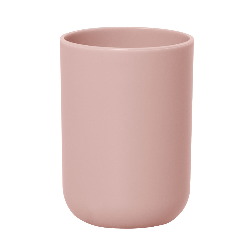 Color sólido enjuague bucal taza simple moda hogar plástico taza de lavado creativo fábrica al por mayor adultos cepillo de dientes taza para hotel