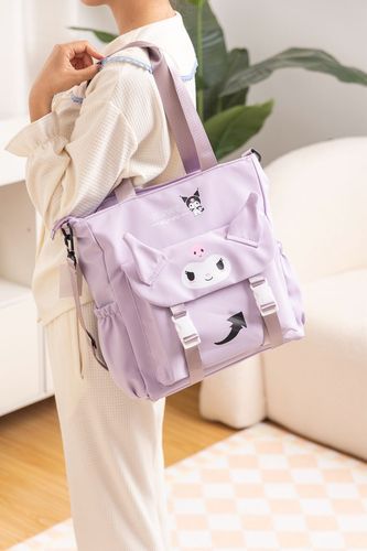 Cartoon large-capacity shoulder bag, fashionable handbag, new crossbody bag, simple mommy bag, versatile commuting tote bag
