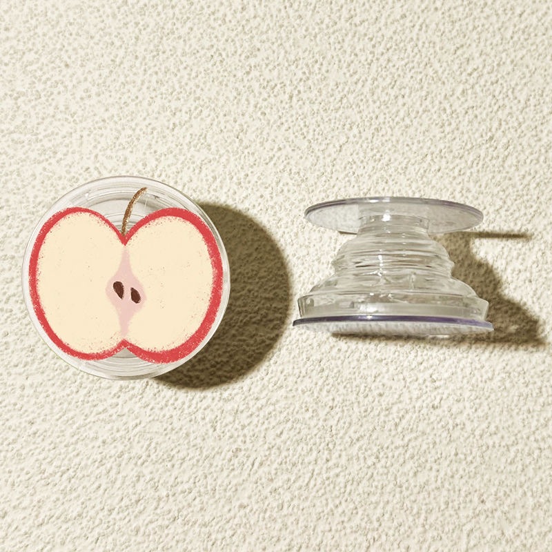 Ins fruit redondo creativo teléfono móvil airbag soporte pegado giratorio 360 telescópico perezoso persiguiendo drama escritorio