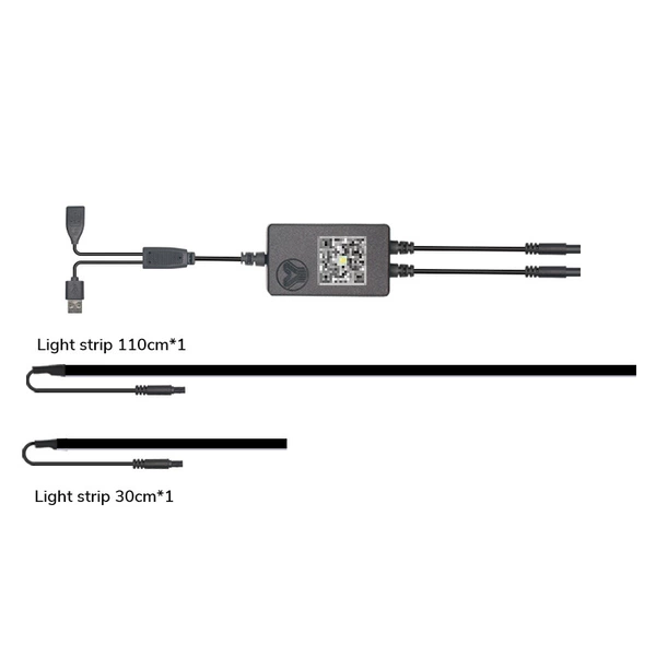 Instrument desk lamp + wireless charging position lamp + automatic sensing module + expansion dock