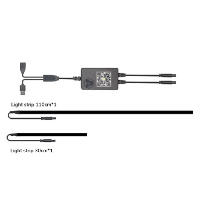 Panel (Dashboard) işıqlandırması outlet instrument panel atmosphere lamp - instrument-desk-lamp-wireless-charging-position-lamp-automatic-induction-module-expansion-dock-model-y