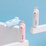 Мультяшный брелок, портативный складной маленький вентилятор, кролик с usb-зарядкой, новая коллекция