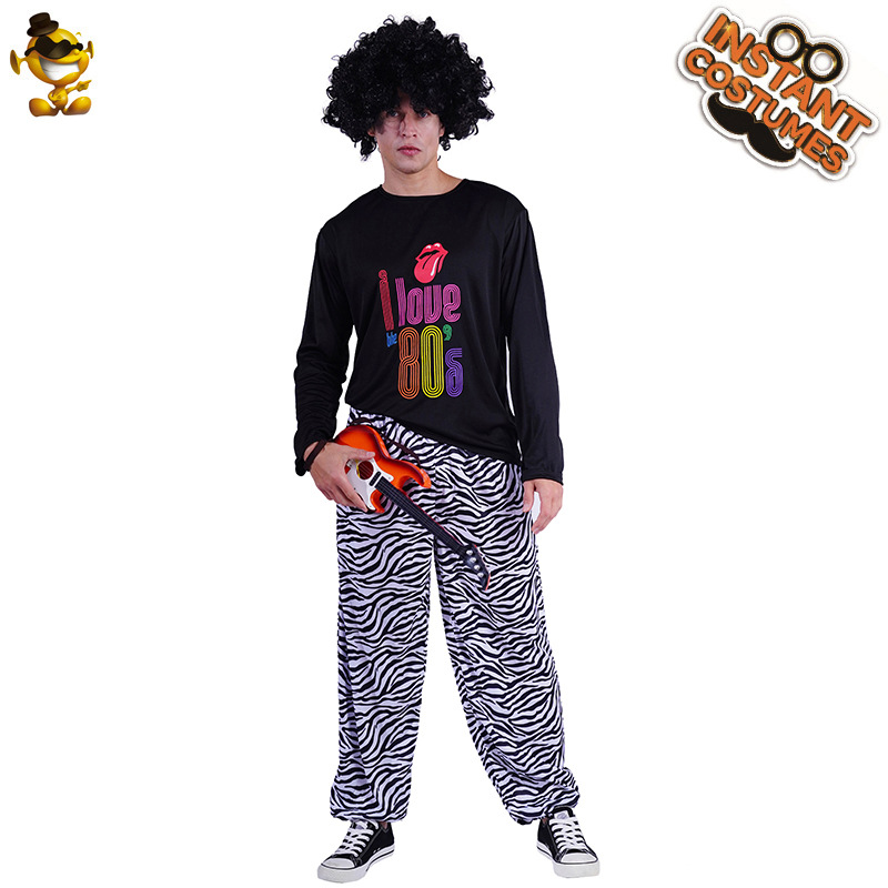 Adulto Halloween Europa y América Retro Moda 70 Disco Hip Hop Retro Juego de rol Trajes de fiesta