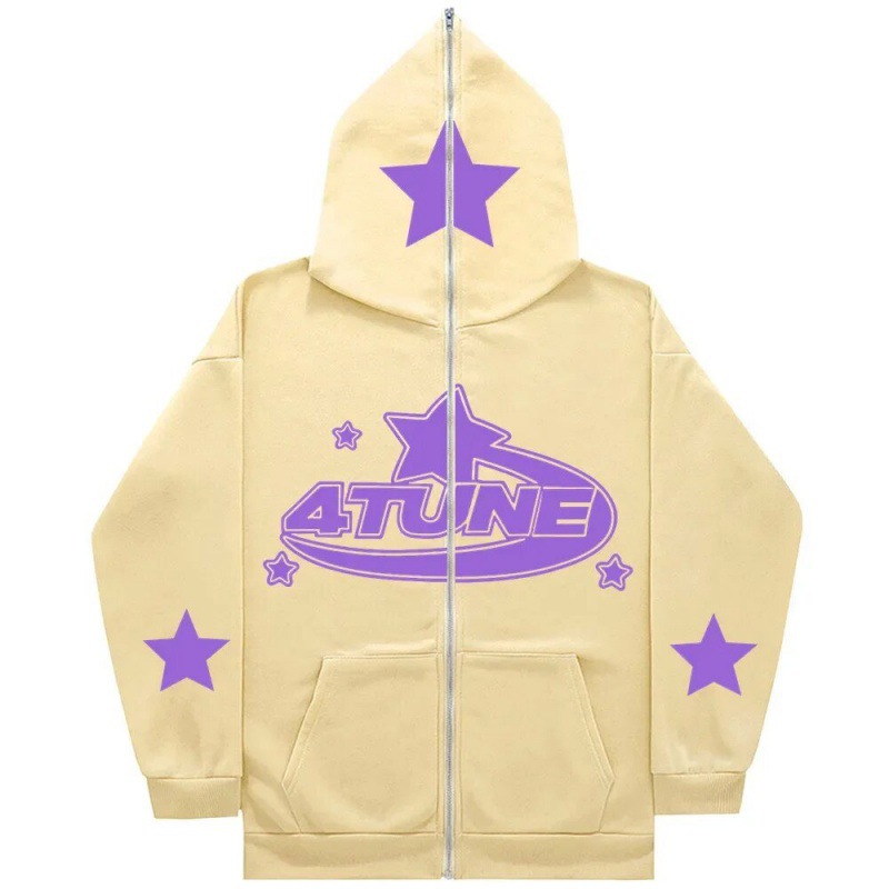 (보라색 별) 노란색