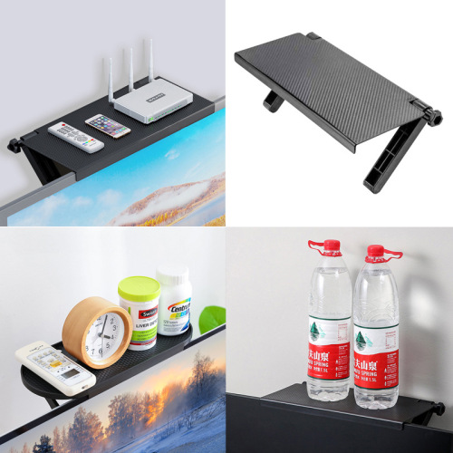 444Z wholesale wall-mounted TV screen set-top box storage shelf router storage box computer monitor partition