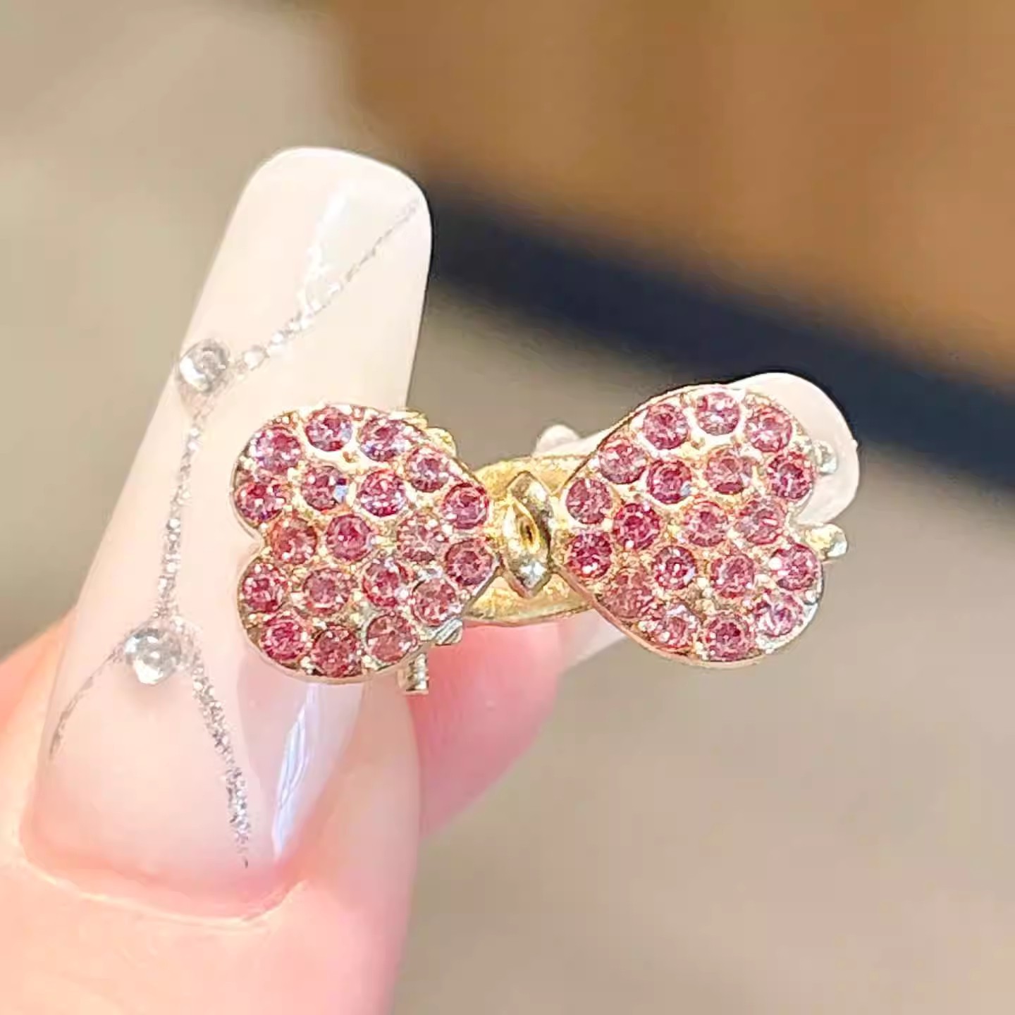 Dopamina adorable clip de cabello para mujeres 2026 nuevo clip de boca de pato de alta calidad sensación lateral exquisita clip de frangeo clip de cabello tocado