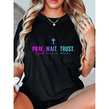 N 89009 Pray Wait Trust God T�� ��ɫT�� �羳�W�����R�d