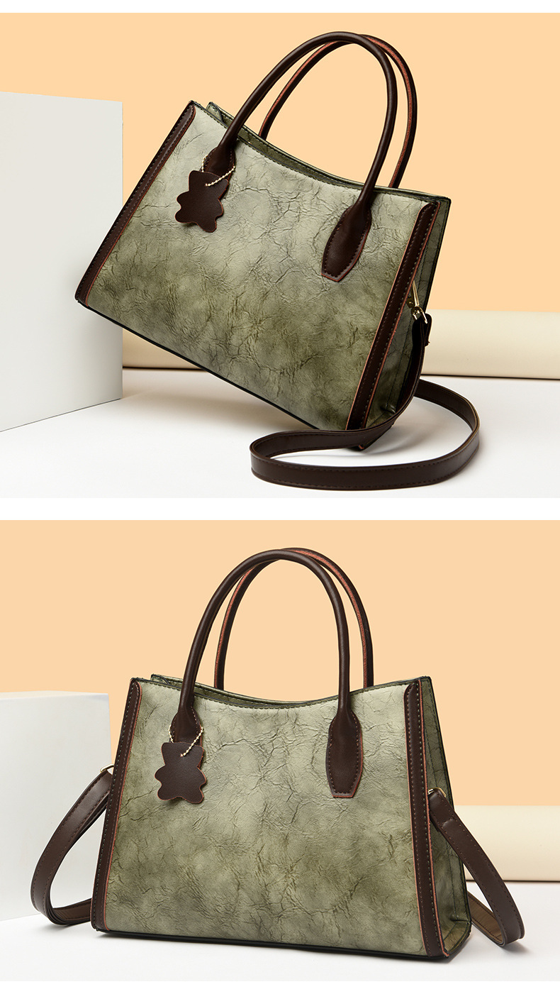 Women's Large Capacity Tote Handbag Soft Leather Elegant Bag_voghion.com