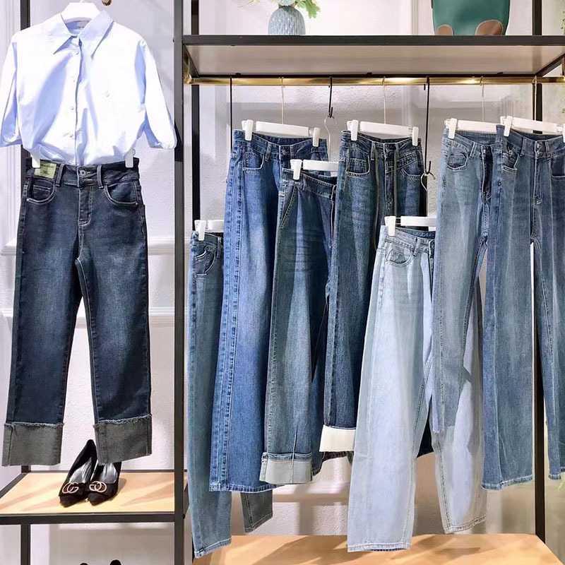 Blue Whale Jeans 23 Spring New Fashion Joker Brand Withdrawal Wholesale Live Entity First-hand Supply Blue Whale Jeans 23 Spring New Fashion Joker Brand Withdrawal Wholesale Live Entity First-hand Supply