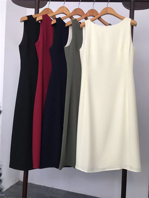 TH theory 2022 spring and summer new triacetate drooping smooth slim fishtail skirt swing dress TH theory 2022 spring and summer new triacetate drooping smooth slim fishtail skirt swing dress