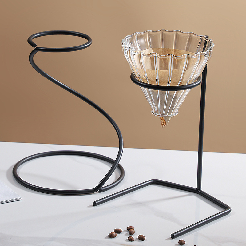 Coffee hand punch rack filter cup holder snake-shaped filter cup holder coffee appliance hand punch coffee suit display stand American Coffee hand punch rack filter cup holder snake-shaped filter cup holder coffee appliance hand punch coffee suit display stand American
