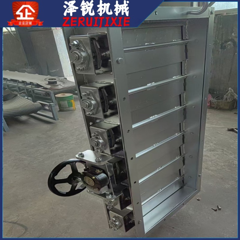 通风蝶阀电动手动气动调节风门碳钢不锈钢烟风道挡板门法兰百叶阀|undefined
