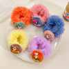 Demi-season brand cute headband, children's hair accessory for adults, hair rope, plush, Korean style