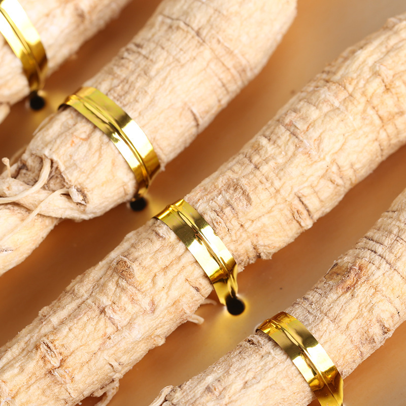 Changbai Mountain White Ginseng Gift Box Whole Root with Fine Roots 5 Pieces Dried for Cooking and Nourishing key features
