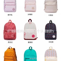 kw同款大容量双肩包简约背包时尚时尚轻便防水学生书包