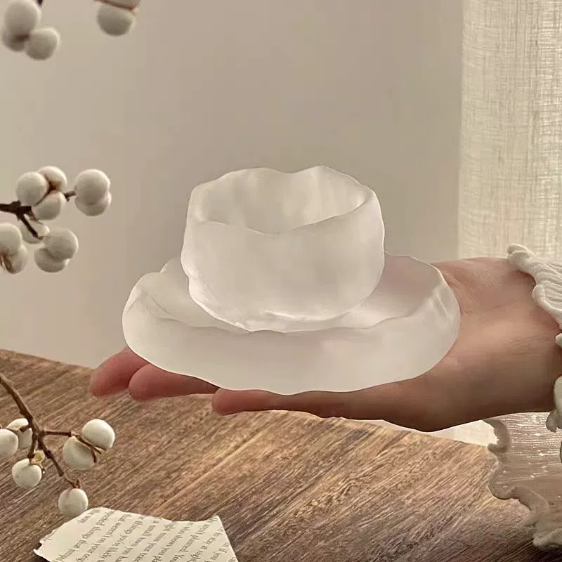 Экспортируется в Японию, асимметричная чашка для чая, стеклянная глазурованная чашка для чая, стеклянная чашка для льда, чайный сервиз кунг-фу, чашка мастера, чашка для чая