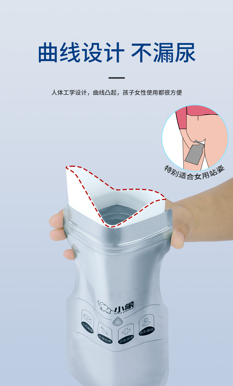 Emergency Urine Bag Disposable Car Toilet High-speed Traffic Jam Artifact Car Urine Portable for Men and Women Urinating Car