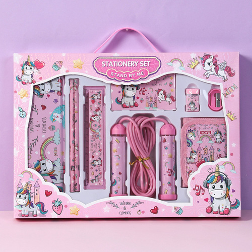 Children's Day Gift Cartoon Cheap Stationery Set Gift Box Baby Festival Gift Kindergarten Graduation Return Gift 