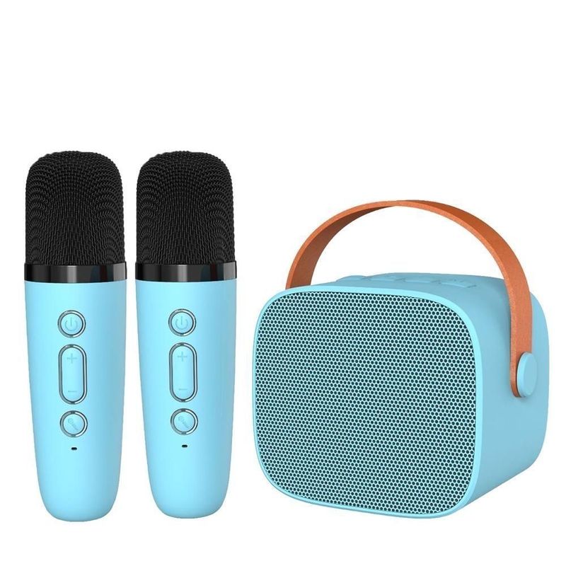 【特別保護】Amazon越境Bluetoothスピーカー カラオケスピーカー ワイヤレスマイク一体型 歌唱用|undefined