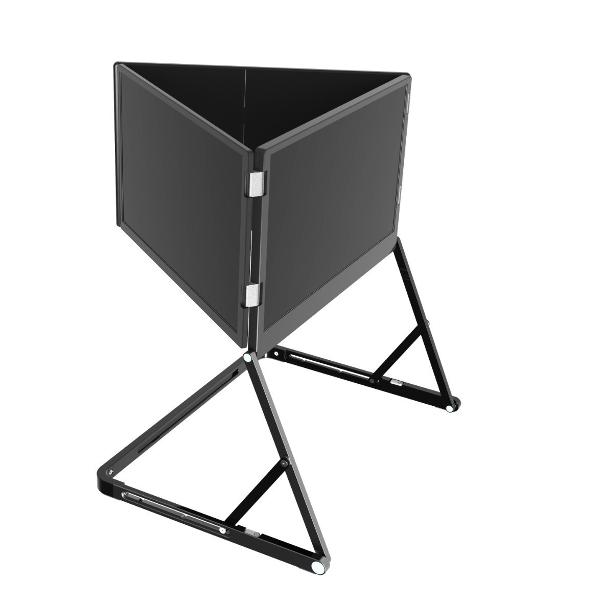 Monitor de Portátil de Venta Caliente para Comercio Transfronterizo con Pantalla Triple Expandible, Monitor Conveniente con Pantalla Triple Plegable.