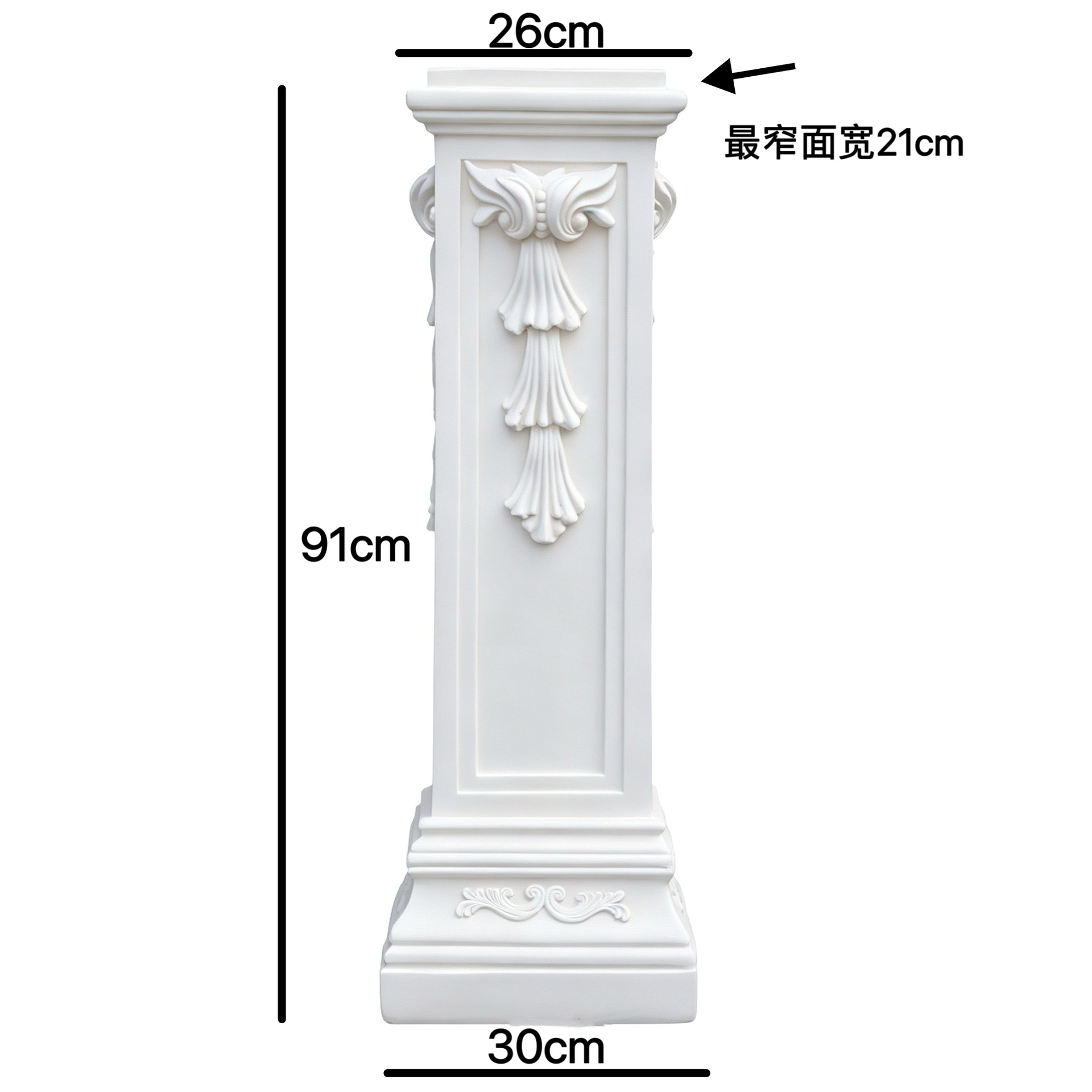 Base de Columna Romana para Macetas de Óxido de Magnesio Decorativa para Jardín y Bodas image 8