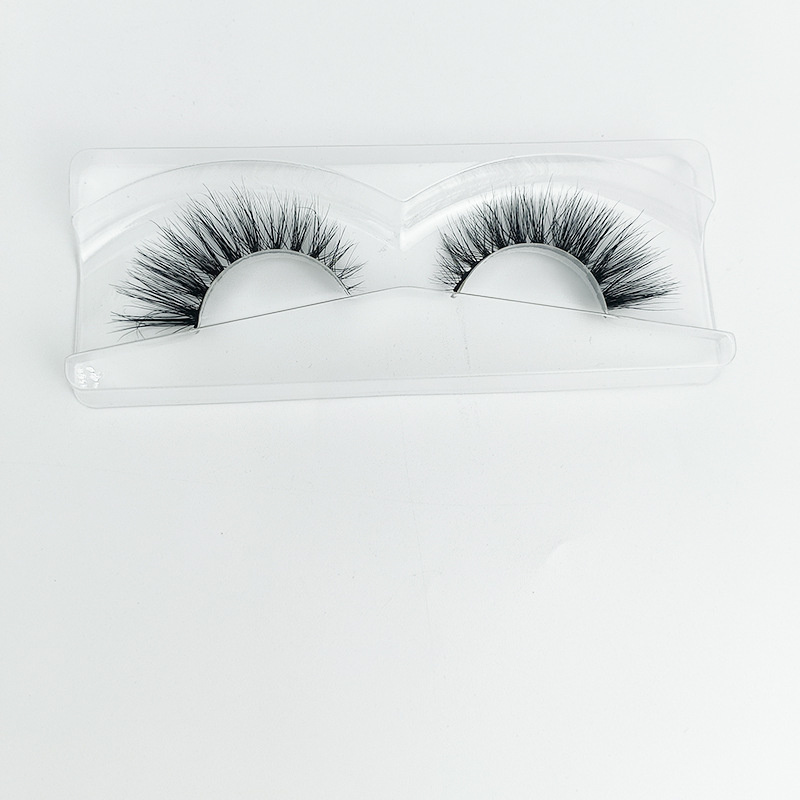 Transfronterizos sin pegamento puro, pelo de visón, pestañas falsas, pestañas naturales densas, pestañas peludas, maquillaje diario desnudo, un par de pestañas falsas