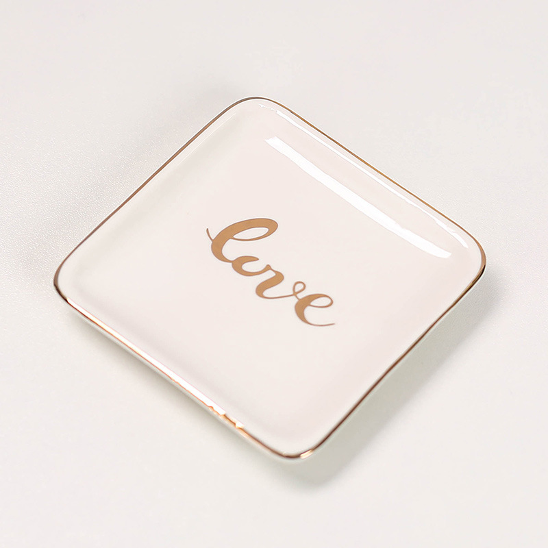 Simple Style Palm Ceramics Storage Tray display picture 4