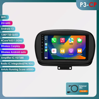 9-inch suitable for 14-20 DVD Navigation - wifi-version-quad-core-2-64g-with-carplay-9inch-suitable-for-14-20-fiat-500x