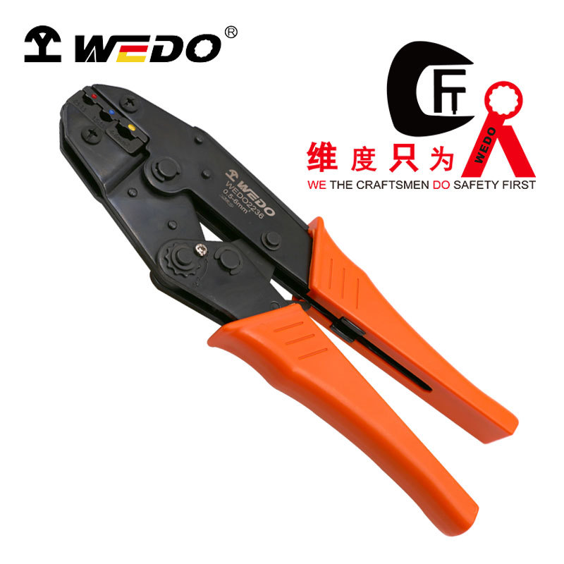 WEDO维度工厂强力绝缘端子压著钳9寸WEDO2236