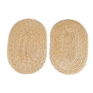 One-piece straw straw hat 25 * 38cm Lolita Lolita pastoral style DIY flat hat strap retro photo