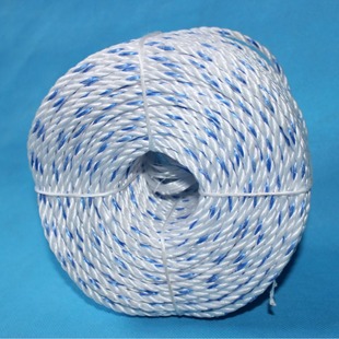 Manufacturer Supplies Pp Flat Wire Three-Strand Rope Plastic Rope Truck Brake Rope Fishing Industry Marine Cable