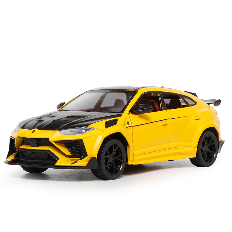 1:24 Rambo Suv Mayrisa Modified Version of Ulus Alloy Car Model Pull Back Sound and Light Toy Ornaments